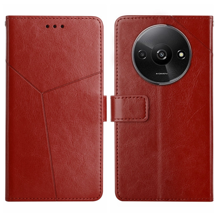 Y-shaped Pattern Flip Leather Phone Case, For Xiaomi Redmi 13 4G Global / 5G Global, For Xiaomi Redmi A3, For Xiaomi Redmi Note 13 4G, For Xiaomi Redmi 13C 5G