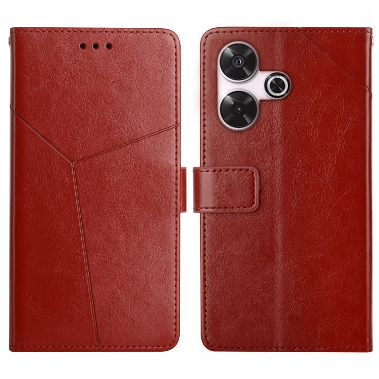 Y-shaped Pattern Flip Leather Phone Case, For Xiaomi Redmi 13 4G Global / 5G Global, For Xiaomi Redmi A3, For Xiaomi Redmi Note 13 4G, For Xiaomi Redmi 13C 5G