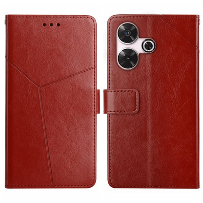 Y-shaped Pattern Flip Leather Phone Case, For Xiaomi Redmi 13 4G Global / 5G Global, For Xiaomi Redmi A3, For Xiaomi Redmi Note 13 4G, For Xiaomi Redmi 13C 5G
