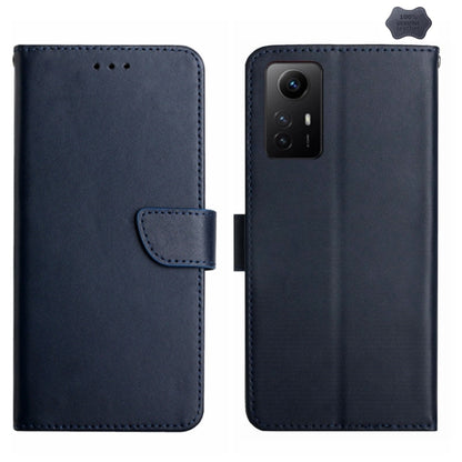 Genuine Leather Fingerprint-proof Flip Phone Case, For Xiaomi Poco F5, For Xiaomi Poco F5 Pro, For Xiaomi Redmi Note 12S