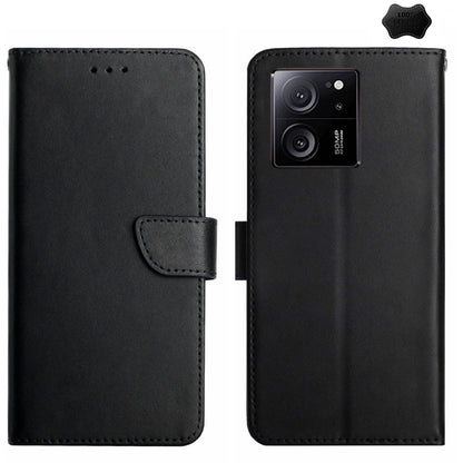 Genuine Leather Fingerprint-proof Flip Phone Case, For Redmi Note 13 Pro 4G / POCO M6 Pro 4G, For Redmi 13 4G Global / 5G Global, For Xiaomi Redmi A3, For Xiaomi Redmi Note 13 Global, For Xiaomi Redmi 13C 5G, For Xiaomi 14 Ultra, For Xiaomi 14 Pro     ...