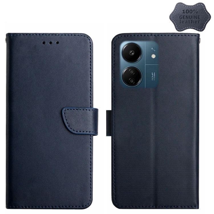 Genuine Leather Fingerprint-proof Flip Phone Case, For Redmi Note 13 Pro 4G / POCO M6 Pro 4G, For Redmi 13 4G Global / 5G Global, For Xiaomi Redmi A3, For Xiaomi Redmi Note 13 Global, For Xiaomi Redmi 13C 5G, For Xiaomi 14 Ultra, For Xiaomi 14 Pro     ...