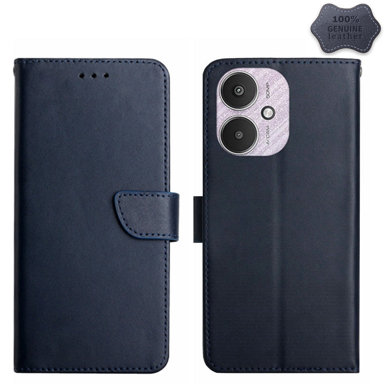 Genuine Leather Fingerprint-proof Flip Phone Case, For Redmi Note 13 Pro 4G / POCO M6 Pro 4G, For Redmi 13 4G Global / 5G Global, For Xiaomi Redmi A3, For Xiaomi Redmi Note 13 Global, For Xiaomi Redmi 13C 5G, For Xiaomi 14 Ultra, For Xiaomi 14 Pro     ...