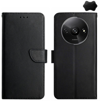 Genuine Leather Fingerprint-proof Flip Phone Case, For Redmi Note 13 Pro 4G / POCO M6 Pro 4G, For Redmi 13 4G Global / 5G Global, For Xiaomi Redmi A3, For Xiaomi Redmi Note 13 Global, For Xiaomi Redmi 13C 5G, For Xiaomi 14 Ultra, For Xiaomi 14 Pro     ...