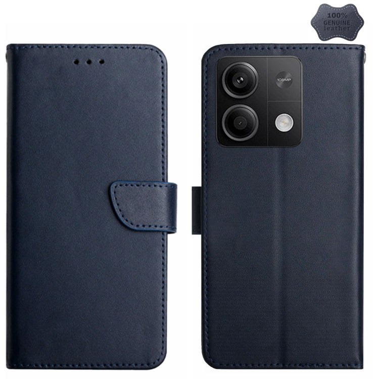 Genuine Leather Fingerprint-proof Flip Phone Case, For Redmi Note 13 Pro 4G / POCO M6 Pro 4G, For Redmi 13 4G Global / 5G Global, For Xiaomi Redmi A3, For Xiaomi Redmi Note 13 Global, For Xiaomi Redmi 13C 5G, For Xiaomi 14 Ultra, For Xiaomi 14 Pro     ...