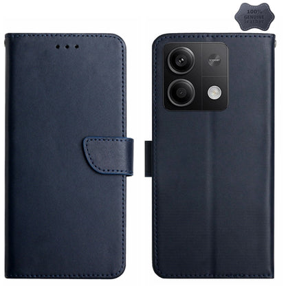 Genuine Leather Fingerprint-proof Flip Phone Case, For Redmi Note 13 Pro 4G / POCO M6 Pro 4G, For Redmi 13 4G Global / 5G Global, For Xiaomi Redmi A3, For Xiaomi Redmi Note 13 Global, For Xiaomi Redmi 13C 5G, For Xiaomi 14 Ultra, For Xiaomi 14 Pro     ...