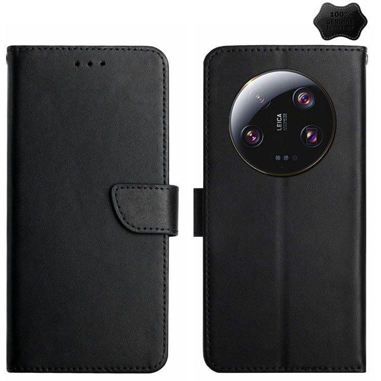 Genuine Leather Fingerprint-proof Flip Phone Case, For Redmi Note 13 Pro 4G / POCO M6 Pro 4G, For Redmi 13 4G Global / 5G Global, For Xiaomi Redmi A3, For Xiaomi Redmi Note 13 Global, For Xiaomi Redmi 13C 5G, For Xiaomi 14 Ultra, For Xiaomi 14 Pro     ...