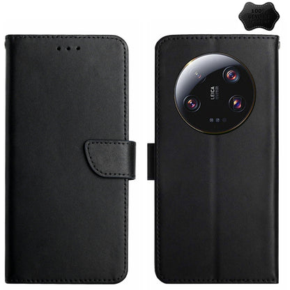 Genuine Leather Fingerprint-proof Flip Phone Case, For Redmi Note 13 Pro 4G / POCO M6 Pro 4G, For Redmi 13 4G Global / 5G Global, For Xiaomi Redmi A3, For Xiaomi Redmi Note 13 Global, For Xiaomi Redmi 13C 5G, For Xiaomi 14 Ultra, For Xiaomi 14 Pro     ...