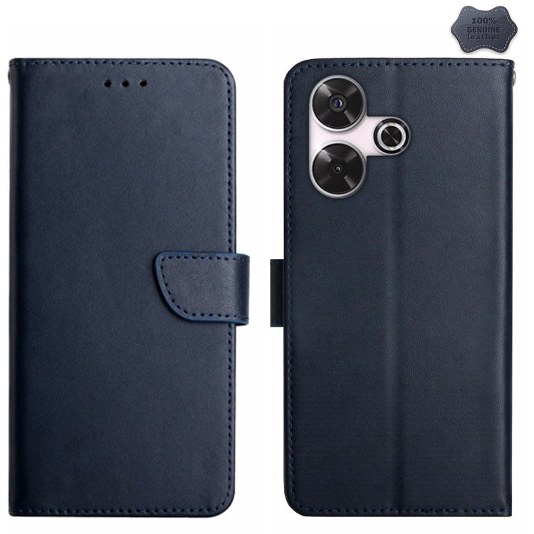 Genuine Leather Fingerprint-proof Flip Phone Case, For Redmi Note 13 Pro 4G / POCO M6 Pro 4G, For Redmi 13 4G Global / 5G Global, For Xiaomi Redmi A3, For Xiaomi Redmi Note 13 Global, For Xiaomi Redmi 13C 5G, For Xiaomi 14 Ultra, For Xiaomi 14 Pro     ...