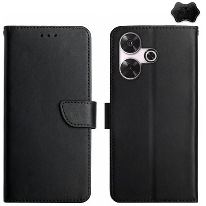 Genuine Leather Fingerprint-proof Flip Phone Case, For Redmi Note 13 Pro 4G / POCO M6 Pro 4G, For Redmi 13 4G Global / 5G Global, For Xiaomi Redmi A3, For Xiaomi Redmi Note 13 Global, For Xiaomi Redmi 13C 5G, For Xiaomi 14 Ultra, For Xiaomi 14 Pro     ...