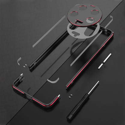 LK Aurora Metal Phone Frame with Lens Cover, For Xiaomi 13 Ultra
