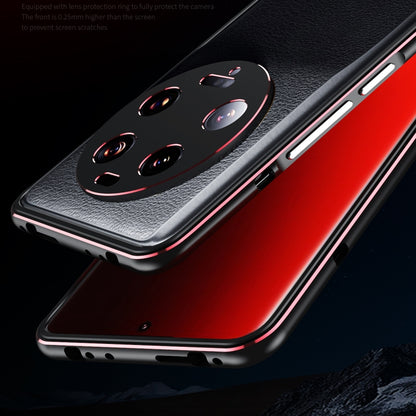 LK Aurora Metal Phone Frame with Lens Cover, For Xiaomi 13 Ultra