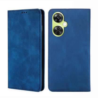 Skin Feel Magnetic Leather Phone Case, For OnePlus Nord CE 3 Lite 5G