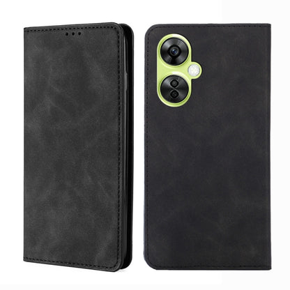 Skin Feel Magnetic Leather Phone Case, For OnePlus Nord CE 3 Lite 5G