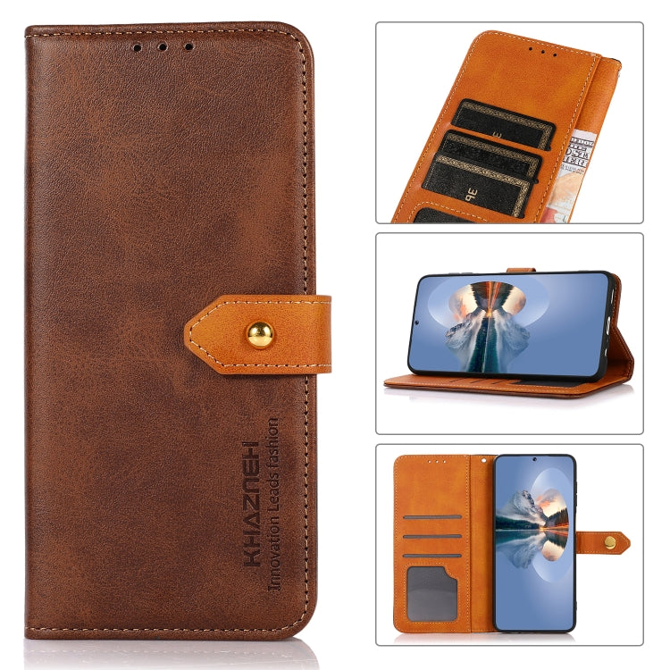 KHAZNEH Cowhide Texture Flip Leather Phone Case, For Xiaomi Redmi K70E / POCO X6 Pro, For Xiaomi Redmi Note 13R Pro, For Xiaomi Redmi Note 13 Pro 5G Global/Poco X6 5G, For Xiaomi 14 Ultra, For Xiaomi 14 Pro, For Xiaomi 14