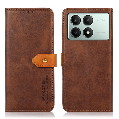 KHAZNEH Cowhide Texture Flip Leather Phone Case, For Xiaomi Redmi K70E / POCO X6 Pro, For Xiaomi Redmi Note 13R Pro, For Xiaomi Redmi Note 13 Pro 5G Global/Poco X6 5G, For Xiaomi 14 Ultra, For Xiaomi 14 Pro, For Xiaomi 14
