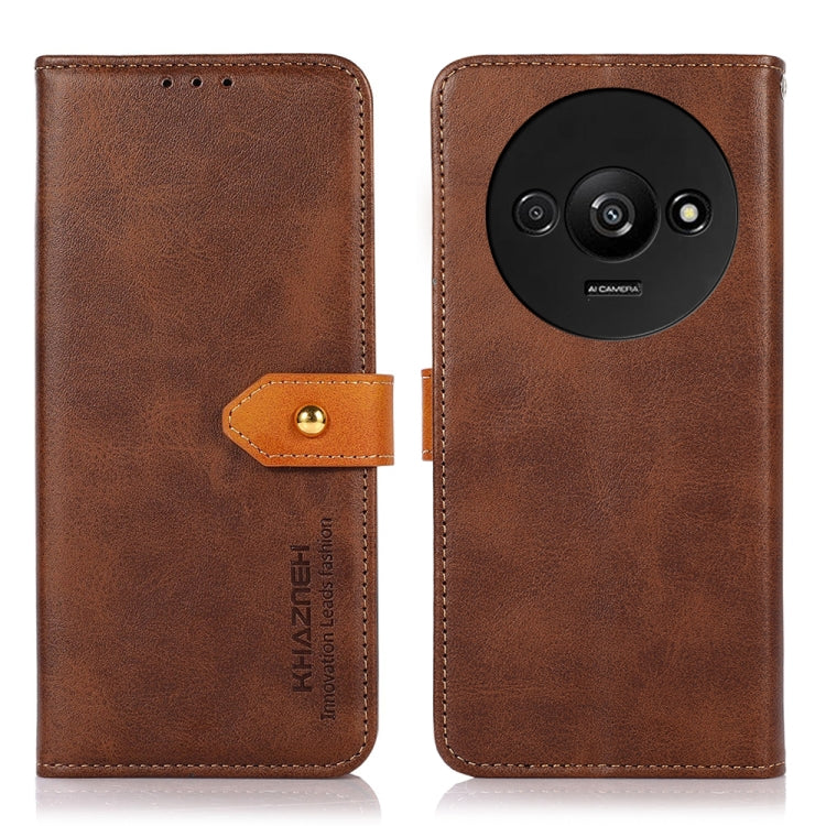 KHAZNEH Cowhide Texture Flip Leather Phone Case, For Xiaomi Poco F6 / Redmi Turbo 3, For Xiaomi Poco F6 Pro, For Xiaomi Redmi K70 5G / K70 Pro 5G, For Xiaomi Redmi A3, For Xiaomi Redmi Note 13 Pro 4G / POCO M6 Pro, For Xiaomi Redmi Note 13 4G