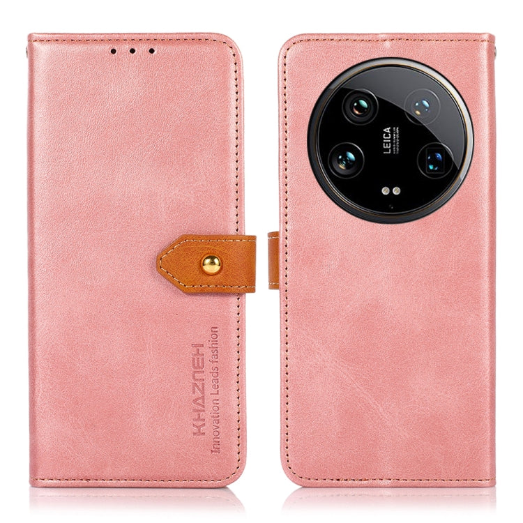 KHAZNEH Cowhide Texture Flip Leather Phone Case, For Xiaomi Redmi K70E / POCO X6 Pro, For Xiaomi Redmi Note 13R Pro, For Xiaomi Redmi Note 13 Pro 5G Global/Poco X6 5G, For Xiaomi 14 Ultra, For Xiaomi 14 Pro, For Xiaomi 14