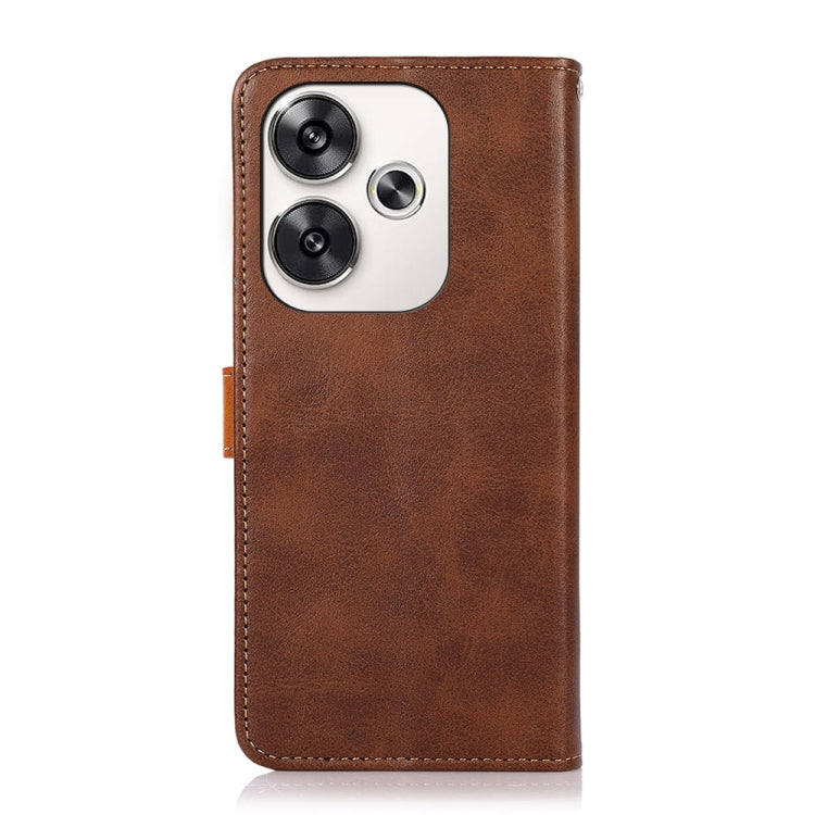KHAZNEH Cowhide Texture Flip Leather Phone Case, For Xiaomi Poco F6 / Redmi Turbo 3, For Xiaomi Poco F6 Pro, For Xiaomi Redmi K70 5G / K70 Pro 5G, For Xiaomi Redmi A3, For Xiaomi Redmi Note 13 Pro 4G / POCO M6 Pro, For Xiaomi Redmi Note 13 4G