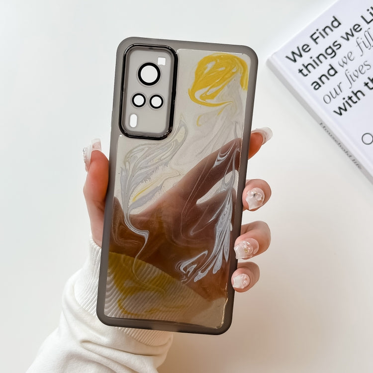 Oil Painting Electroplating TPU Phone Case, For vivo X60, For vivo X60 Pro, For vivo X70, For vivo X70 Pro