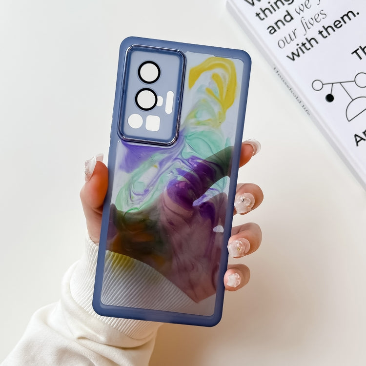 Oil Painting Electroplating TPU Phone Case, For vivo X60, For vivo X60 Pro, For vivo X70, For vivo X70 Pro