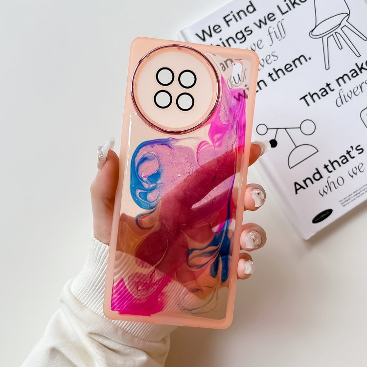 Oil Painting Electroplating TPU Phone Case, For vivo X80, For vivo X90, For vivo X90 Pro, For vivo X90 Pro+