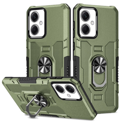 Ring Holder Armor Hybrid Phone Case, For Xiaomi Redmi 12C 4G, For Xiaomi Redmi Note 12 5G Global, For Xiaomi Redmi Note 12 Pro Global