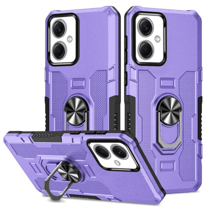Ring Holder Armor Hybrid Phone Case, For Xiaomi Redmi 12C 4G, For Xiaomi Redmi Note 12 5G Global, For Xiaomi Redmi Note 12 Pro Global