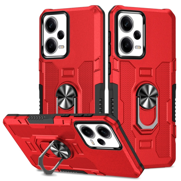 Ring Holder Armor Hybrid Phone Case, For Xiaomi Redmi 12C 4G, For Xiaomi Redmi Note 12 5G Global, For Xiaomi Redmi Note 12 Pro Global