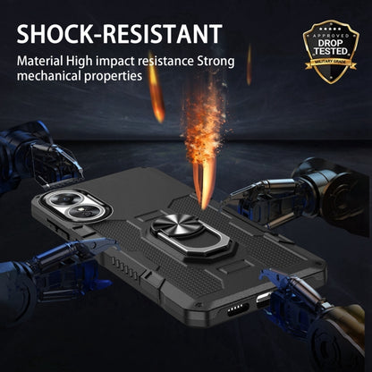 Ring Holder Armor Hybrid Phone Case, For OPPO A17