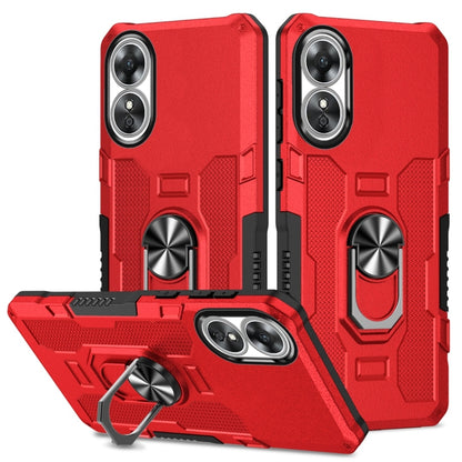 Ring Holder Armor Hybrid Phone Case, For OPPO A17