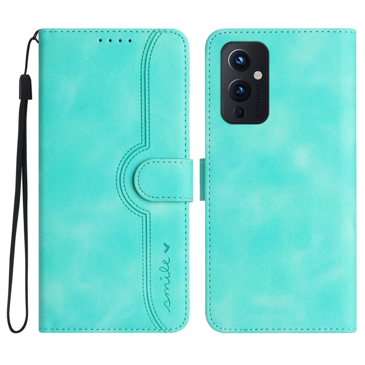 Heart Pattern Skin Feel Leather Phone Case, For OnePlus 9 Pro, For OnePlus 9, For OnePlus 8 Pro