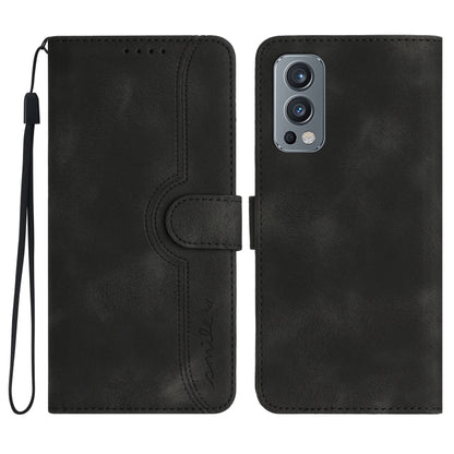 Heart Pattern Skin Feel Leather Phone Case, For OnePlus Ace 5 / 13R Global, For OnePlus 12, For OnePlus Ace 2V, For OnePlus Nord 2 5G