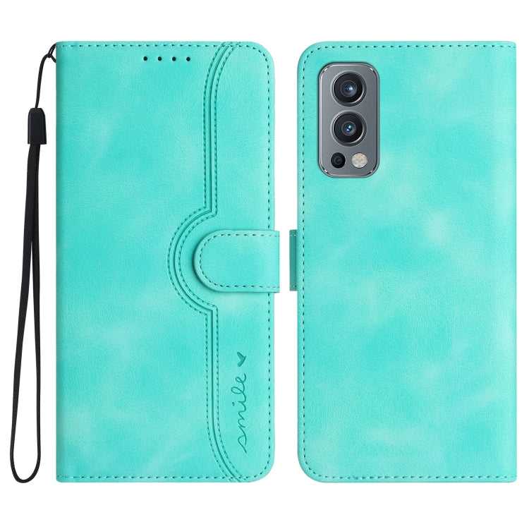 Heart Pattern Skin Feel Leather Phone Case, For OnePlus Ace 5 / 13R Global, For OnePlus 12, For OnePlus Ace 2V, For OnePlus Nord 2 5G