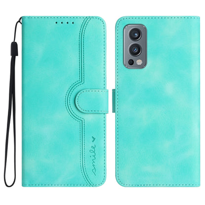 Heart Pattern Skin Feel Leather Phone Case, For OnePlus Ace 5 / 13R Global, For OnePlus 12, For OnePlus Ace 2V, For OnePlus Nord 2 5G