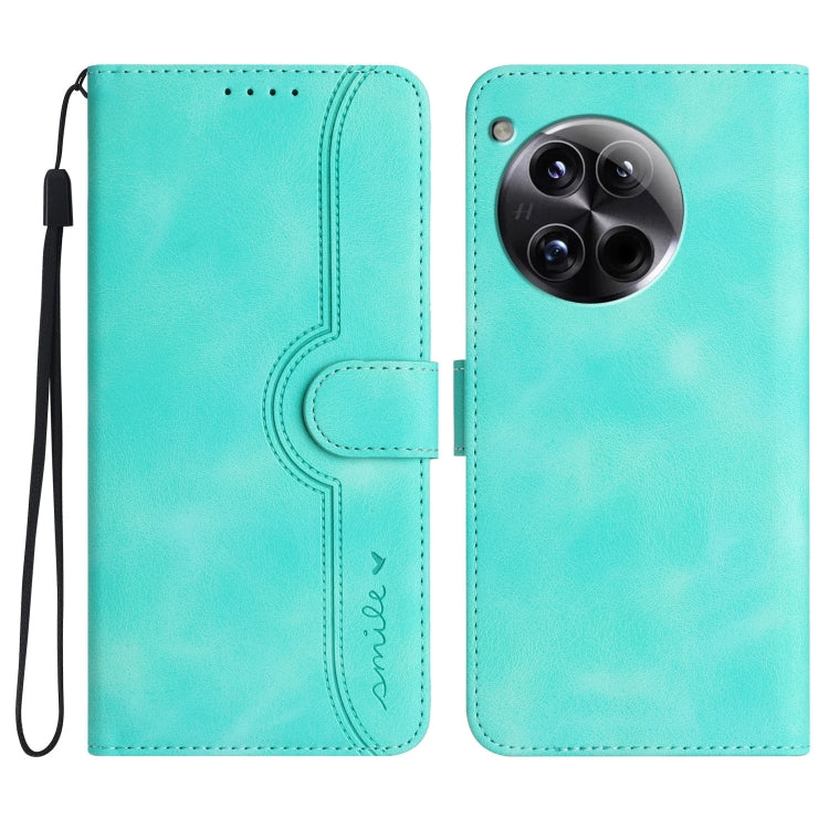 Heart Pattern Skin Feel Leather Phone Case, For OnePlus Ace 5 / 13R Global, For OnePlus 12, For OnePlus Ace 2V, For OnePlus Nord 2 5G