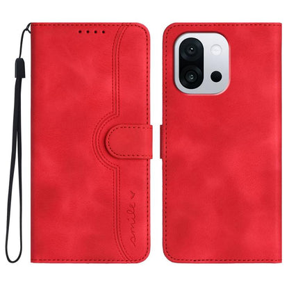Heart Pattern Skin Feel Leather Phone Case, For OnePlus Turbo 6 / 6V, For OnePlus Ace 6, For OnePlus 15, For OnePlus 13T