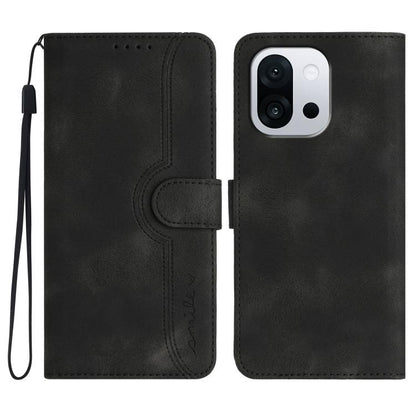 Heart Pattern Skin Feel Leather Phone Case, For OnePlus Turbo 6 / 6V, For OnePlus Ace 6, For OnePlus 15, For OnePlus 13T