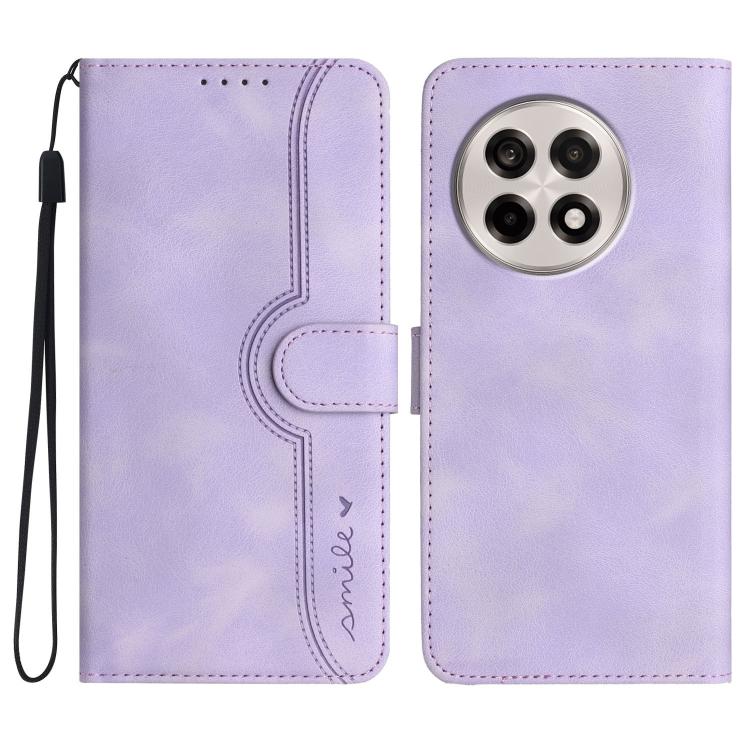 Heart Pattern Skin Feel Leather Phone Case, For OnePlus Ace 5 / 13R Global, For OnePlus 12, For OnePlus Ace 2V, For OnePlus Nord 2 5G
