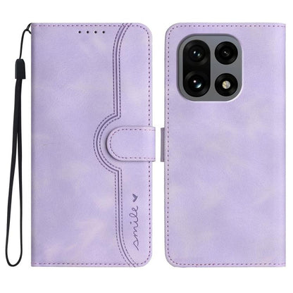 Heart Pattern Skin Feel Leather Phone Case, For OnePlus Turbo 6 / 6V, For OnePlus Ace 6, For OnePlus 15, For OnePlus 13T