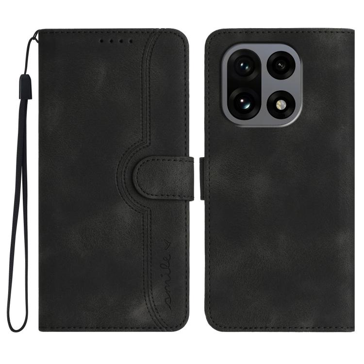 Heart Pattern Skin Feel Leather Phone Case, For OnePlus Turbo 6 / 6V, For OnePlus Ace 6, For OnePlus 15, For OnePlus 13T
