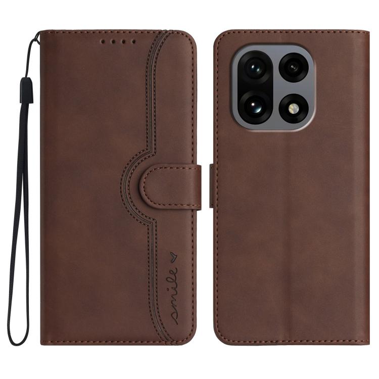 Heart Pattern Skin Feel Leather Phone Case, For OnePlus Turbo 6 / 6V, For OnePlus Ace 6, For OnePlus 15, For OnePlus 13T