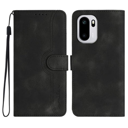 Heart Pattern Skin Feel Leather Phone Case, For OnePlus Turbo 6 / 6V, For OnePlus Ace 6, For OnePlus 15, For OnePlus 13T