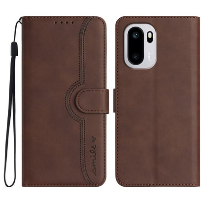 Heart Pattern Skin Feel Leather Phone Case, For OnePlus Turbo 6 / 6V, For OnePlus Ace 6, For OnePlus 15, For OnePlus 13T