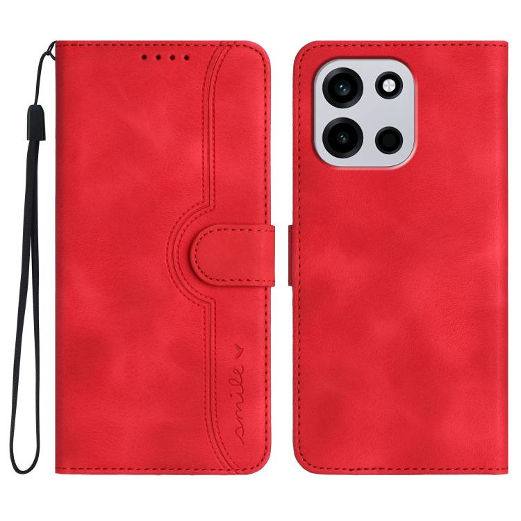 Heart Pattern Skin Feel Leather Phone Case, For OnePlus Turbo 6 / 6V, For OnePlus Ace 6, For OnePlus 15, For OnePlus 13T