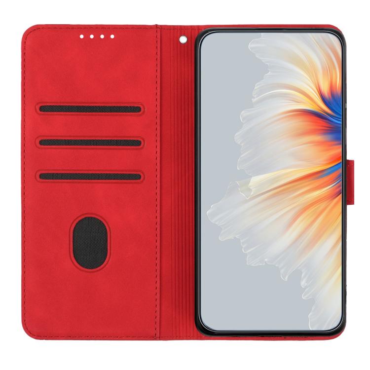 Heart Pattern Skin Feel Leather Phone Case, For OnePlus Turbo 6 / 6V, For OnePlus Ace 6, For OnePlus 15, For OnePlus 13T