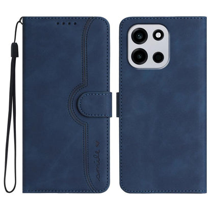 Heart Pattern Skin Feel Leather Phone Case, For OnePlus Turbo 6 / 6V, For OnePlus Ace 6, For OnePlus 15, For OnePlus 13T