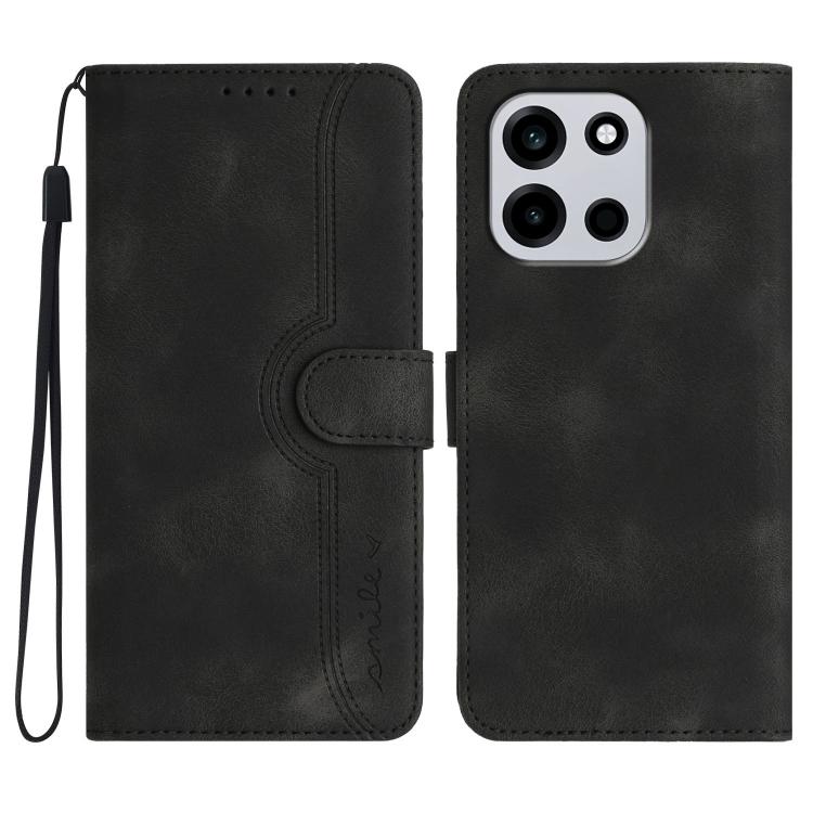 Heart Pattern Skin Feel Leather Phone Case, For OnePlus Turbo 6 / 6V, For OnePlus Ace 6, For OnePlus 15, For OnePlus 13T