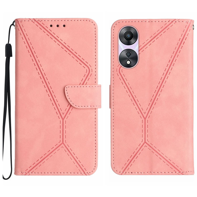 Stitching Embossed Leather Phone Case, For OPPO Reno8 T 4G, For OPPO Reno8 T 5G/A1 Pro 5G, For OPPO Reno9/Reno9 Pro 5G, For OPPO Reno9 Pro+