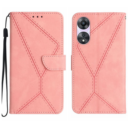 Stitching Embossed Leather Phone Case, For OPPO Reno8 T 4G, For OPPO Reno8 T 5G/A1 Pro 5G, For OPPO Reno9/Reno9 Pro 5G, For OPPO Reno9 Pro+